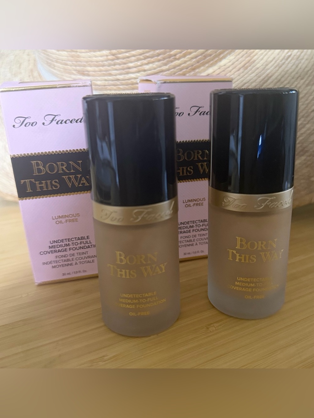 Too Faced Born This Way Liquid Foundation Duo - Light Beige - 2 Bottles